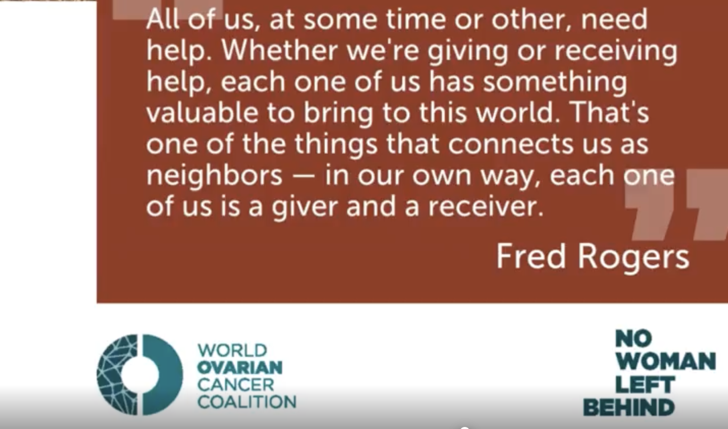 Supporting essential services year-round with no woman left behind - World Ovarian Cancer Coalition